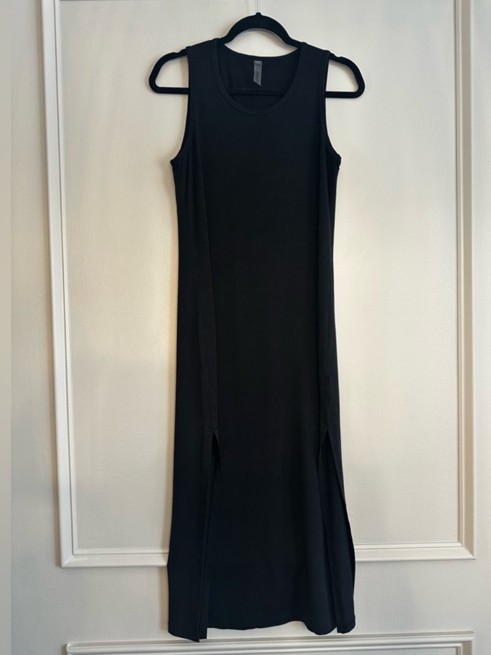 Beyond Yoga Black Easy Mood Tank Midi Dress - Size S - Picture 2 of 5